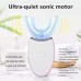 U-Shaped Fully Automatic Massage Whitening Toothbrush USB Charging 360 ° Ultrasonic Toothbrush for Adults